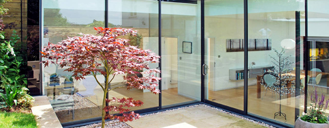 FAMILY HOUSE Extension, Caseyfierro Architects Caseyfierro Architects Modern windows & doors