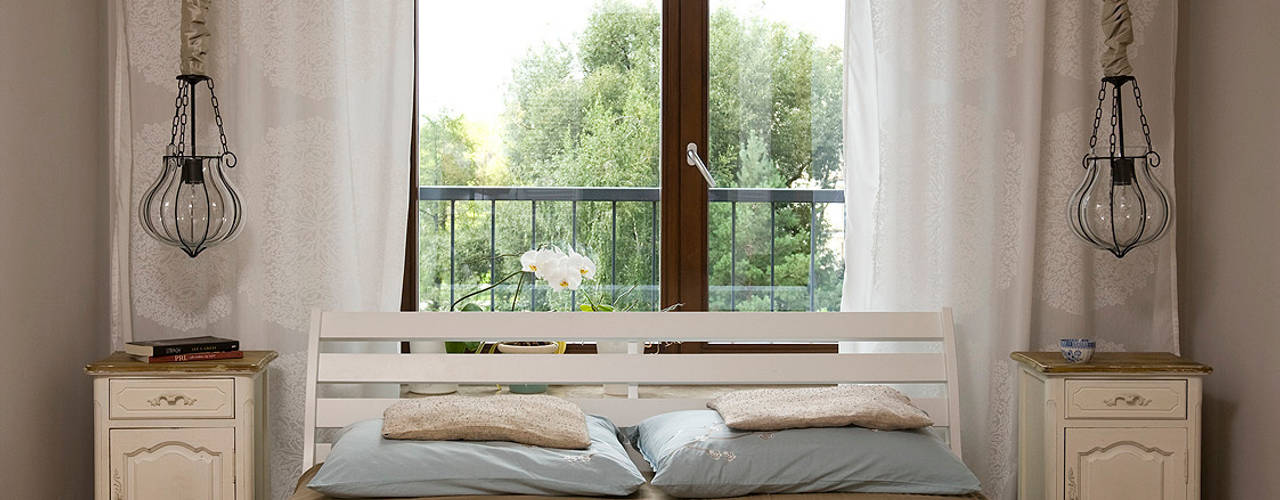 Pastelowy Wilanów, Pracownia Projektowa Poco Design Pracownia Projektowa Poco Design Klassische Schlafzimmer