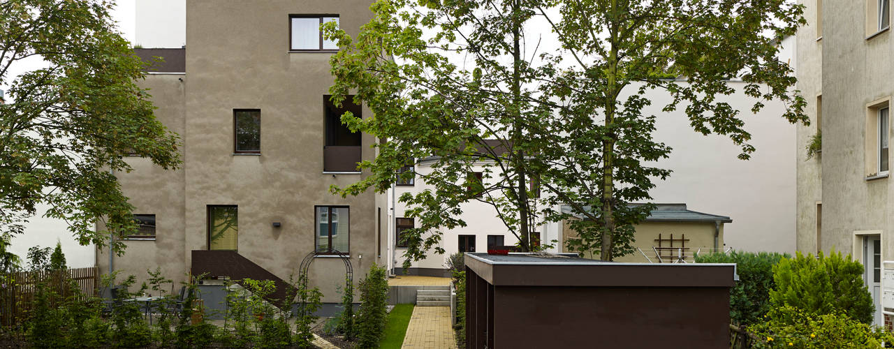 Wohn-Ensemble Hähnelstraße, quartier vier Architekten Landschaftsarchitekten quartier vier Architekten Landschaftsarchitekten Casas de estilo minimalista