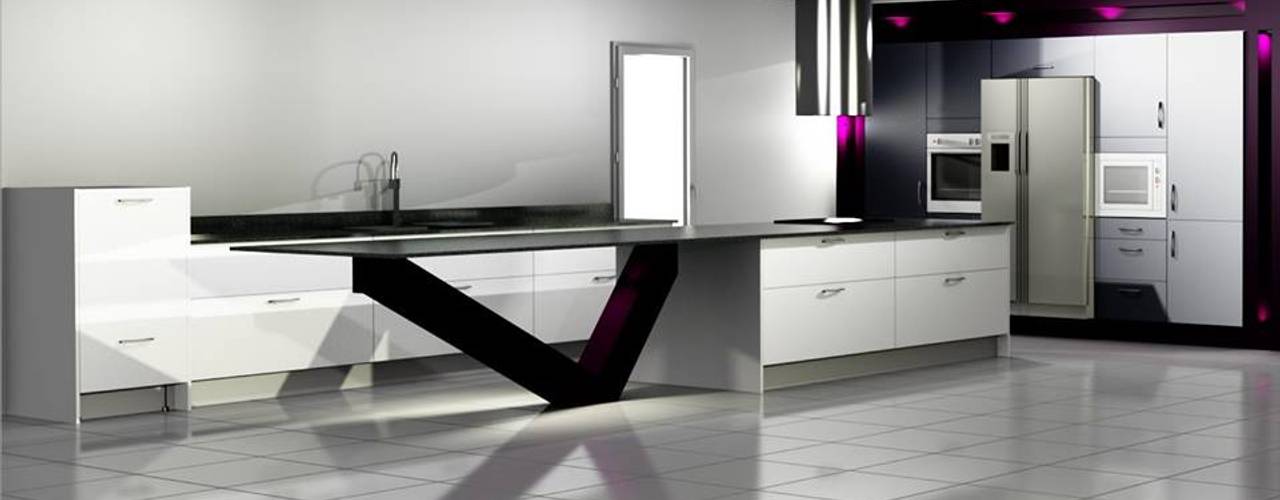 Kitchens, A.C Agencement A.C Agencement Cocinas de estilo moderno