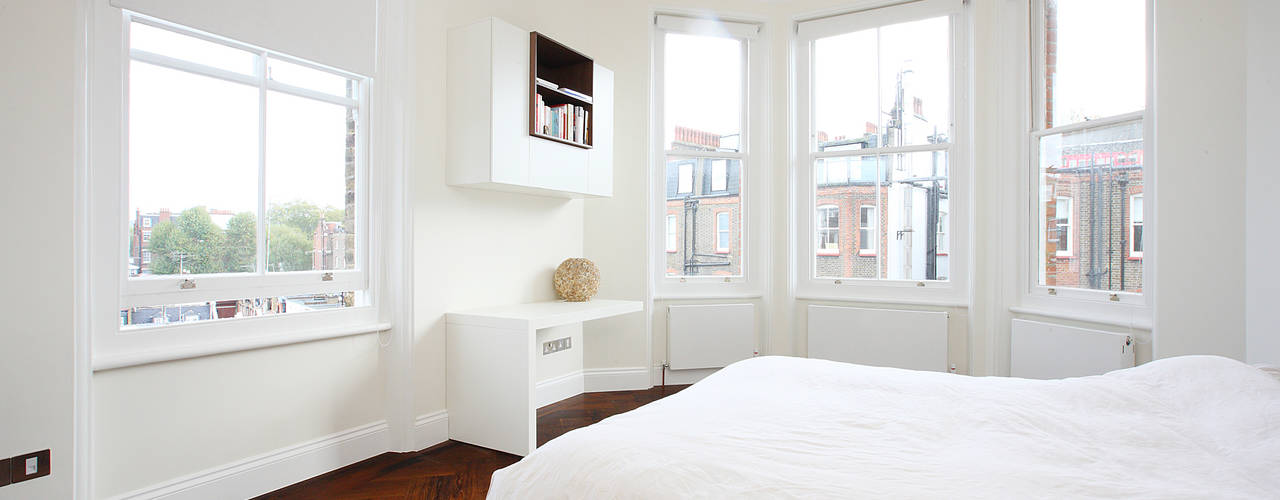 South Brompton Apartments, London, PAD ARCHITECTS PAD ARCHITECTS Camera da letto minimalista