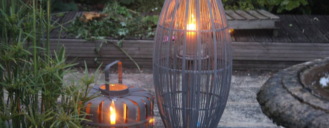 Greige - Outdoor Candle Holders and Lanterns, Greige Greige Terrace