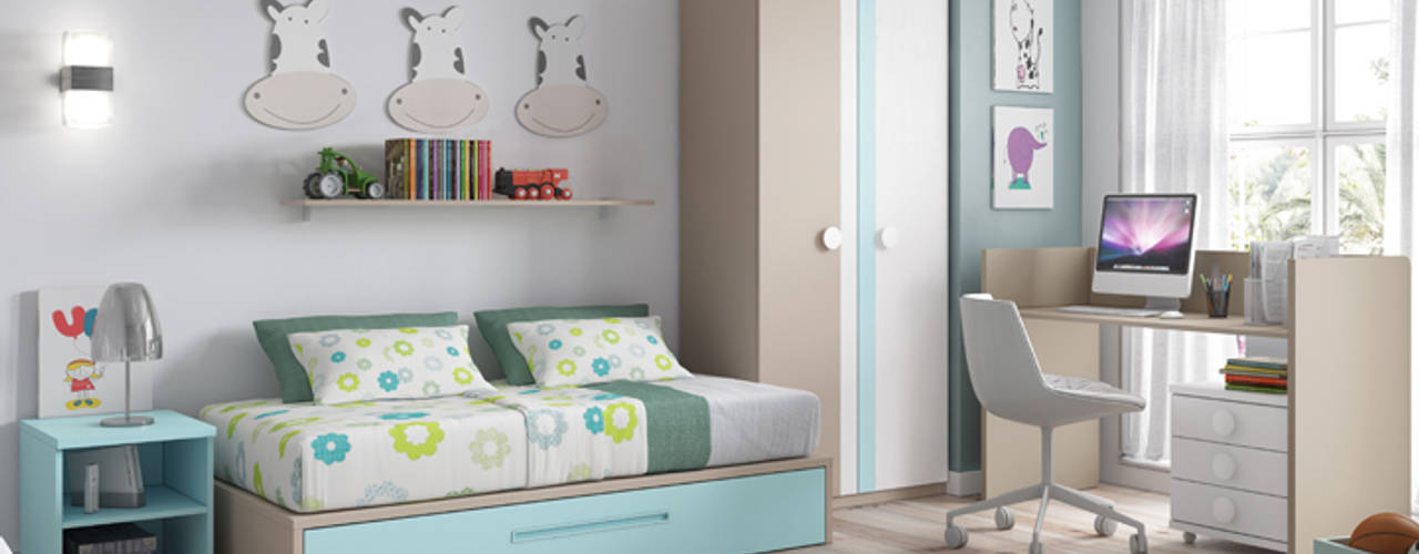 Ambiente infantil: cuna convertible, Muebles Fun Muebles Fun Dormitorios infantiles