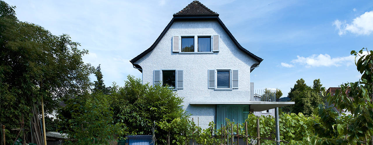 Wohnhaus Münchenstein, raeto studer architekten raeto studer architekten Fincas