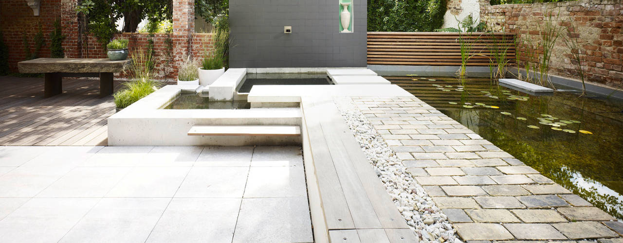 Loft mit Garten, Eilmann Architekturbüro Eilmann Architekturbüro Jardines minimalistas