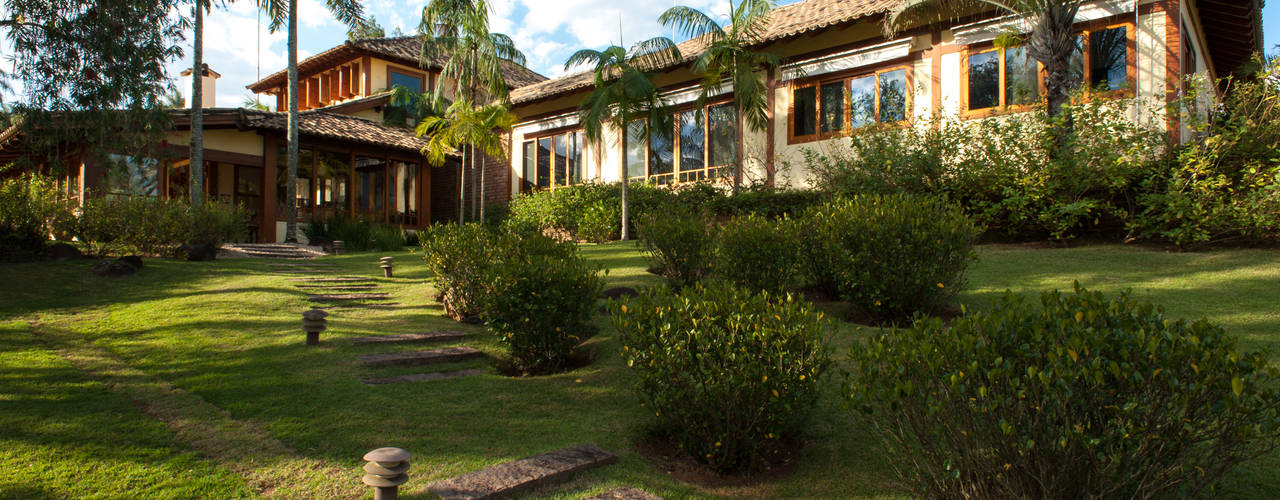 Jaguariuna, PM Arquitetura PM Arquitetura Rumah Gaya Rustic