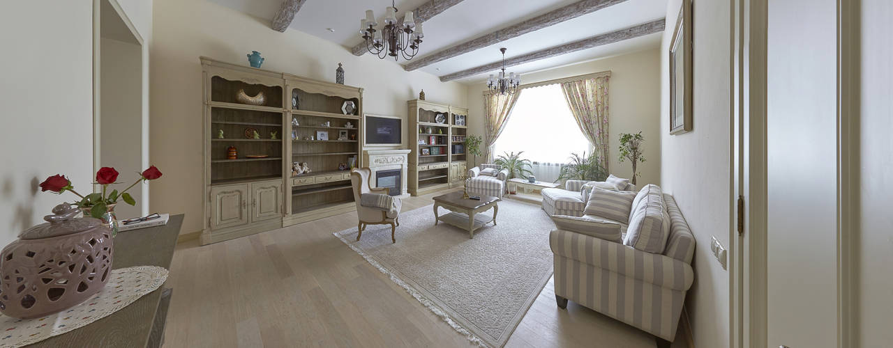 Усадьба "Аносино"., ARKETYP ARKETYP Country style living room