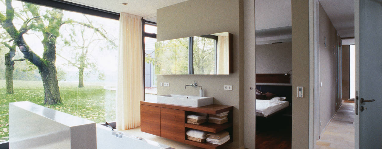 Haus Lilling, Markus Gentner Architekten Markus Gentner Architekten Salle de bain moderne