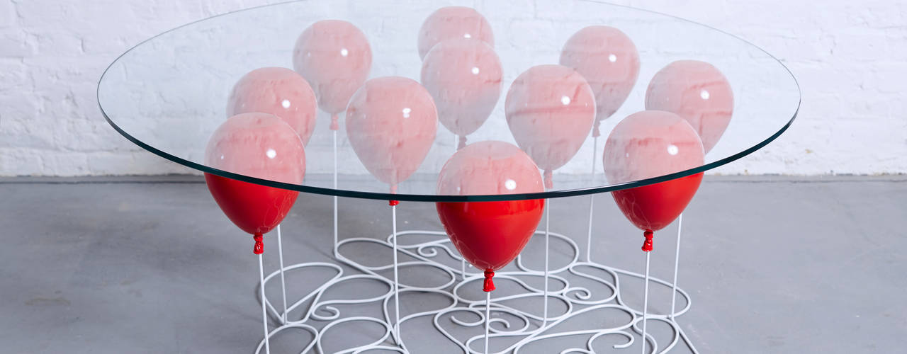 UP BALLOON COFFEE TABLE, ROUND EDITION 2015, Duffy London Duffy London Eclectische woonkamers