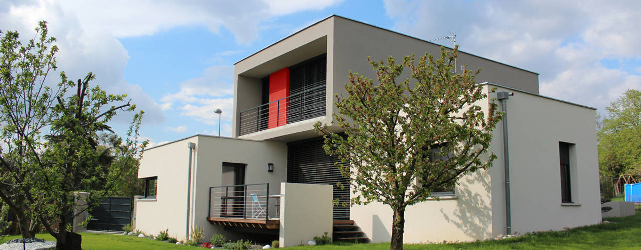 Maison individuelle - Région toulousaine, Atelier d'architecture Pilon & Georges Atelier d'architecture Pilon & Georges Modern houses