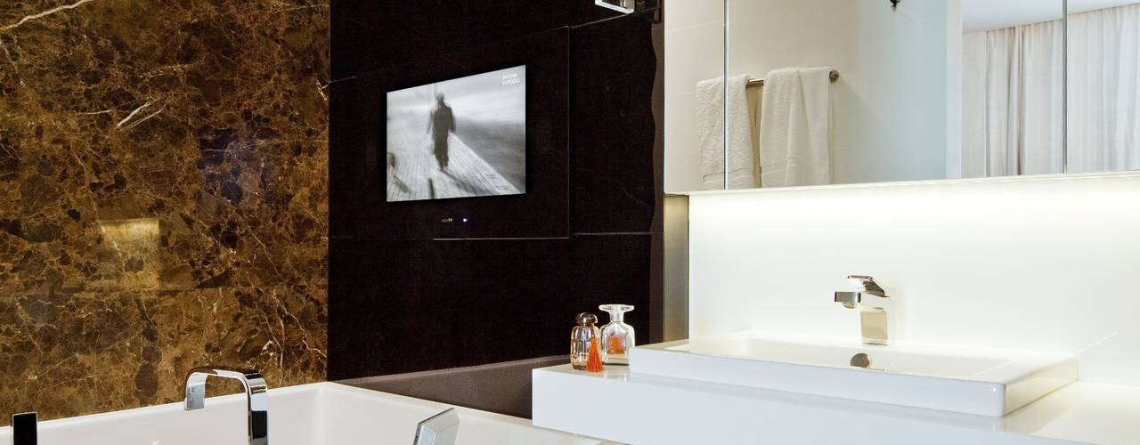 Apartament Grzybowska, Ndesign Ndesign Modern bathroom