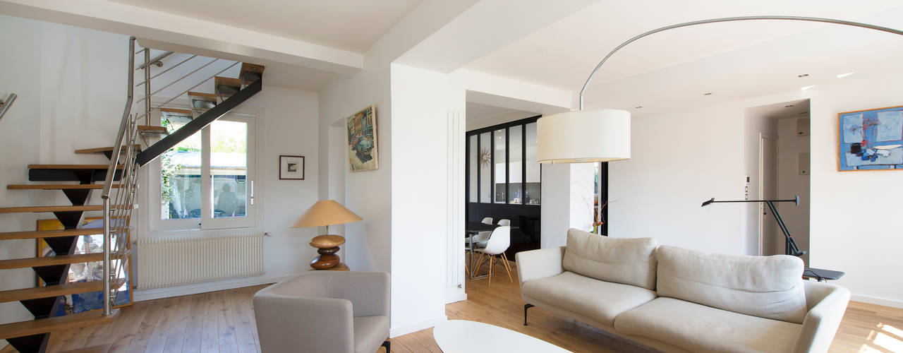 Maison individuelle Versailles, Hélène de Tassigny Hélène de Tassigny Modern living room