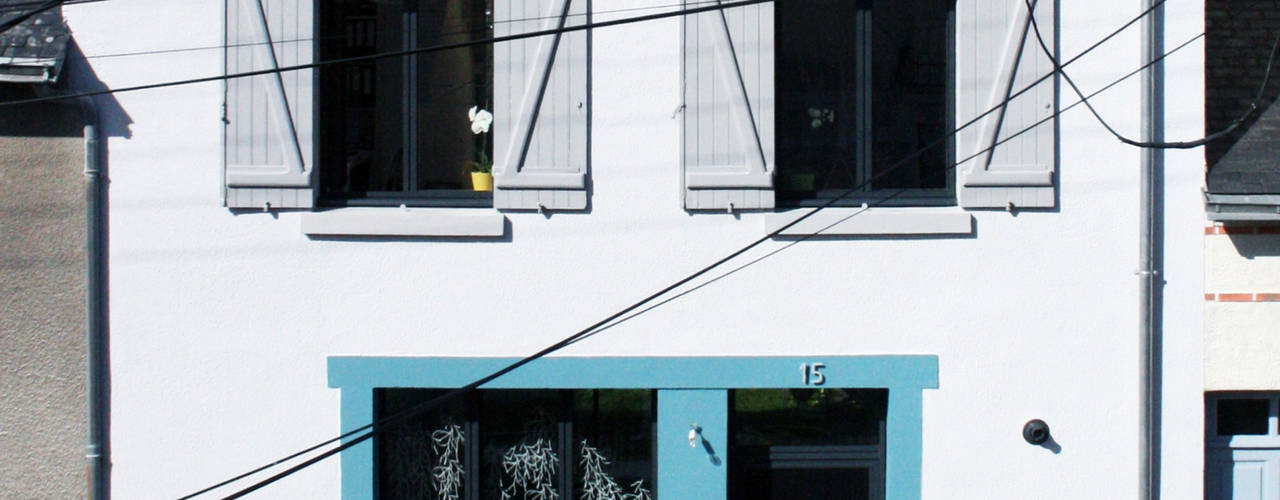 RÉNOVATION 80, PIERRE BRIAND ARCHITECTE PIERRE BRIAND ARCHITECTE Maisons minimalistes
