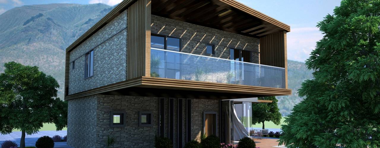 Lea Çeşme Houses, GOOA|GLOBAL OFFICE OF ARCHITECTURE GOOA|GLOBAL OFFICE OF ARCHITECTURE Rumah Modern