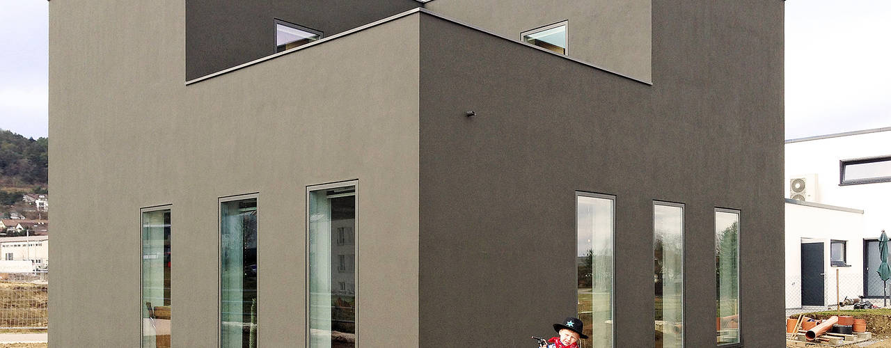 Das Kleine Schwarze, f m b architekten - Norman Binder & Andreas-Thomas Mayer f m b architekten - Norman Binder & Andreas-Thomas Mayer Minimalist house