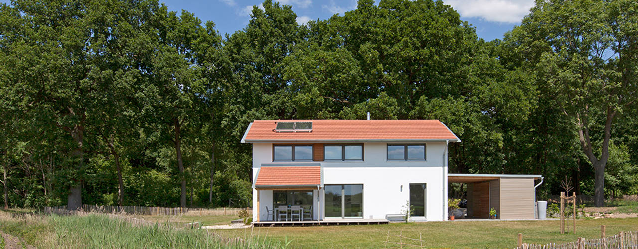 Einfamilienhaus D, Wasbüttel bei Gifhorn, Gondesen Architekt Gondesen Architekt สวน