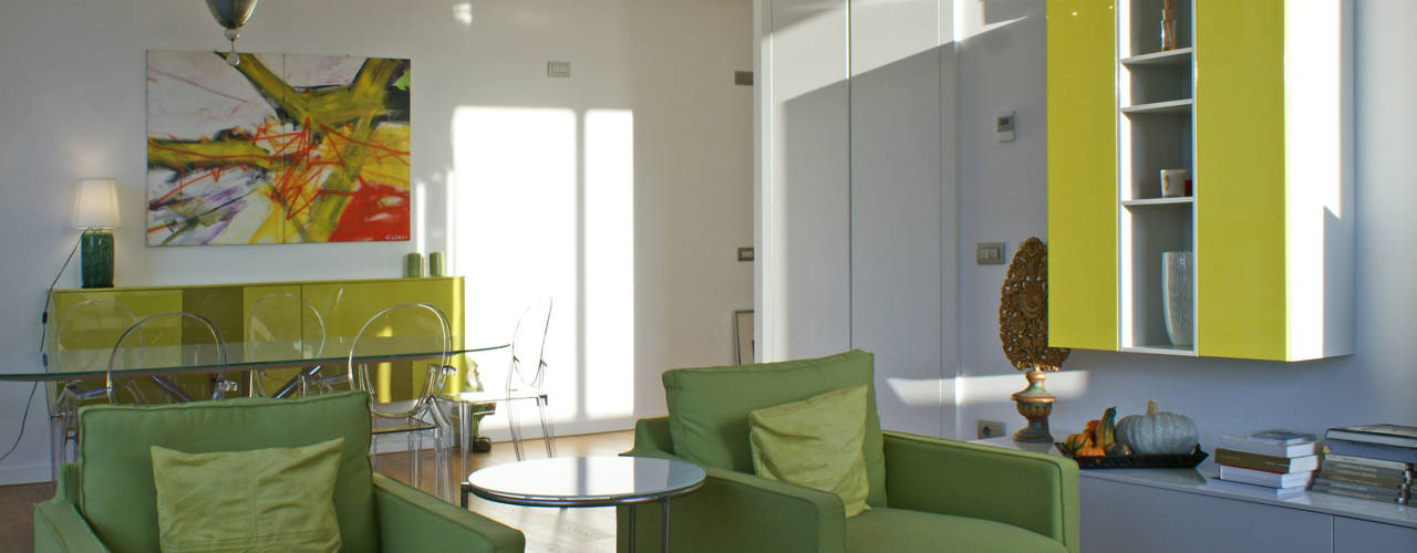 Appartamento nuovo a Milano, Gaia Brunello | in-photo Gaia Brunello | in-photo غرفة المعيشة