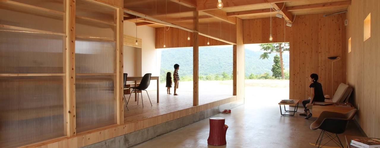 日名内村の家, dygsa dygsa モダンデザインの 多目的室