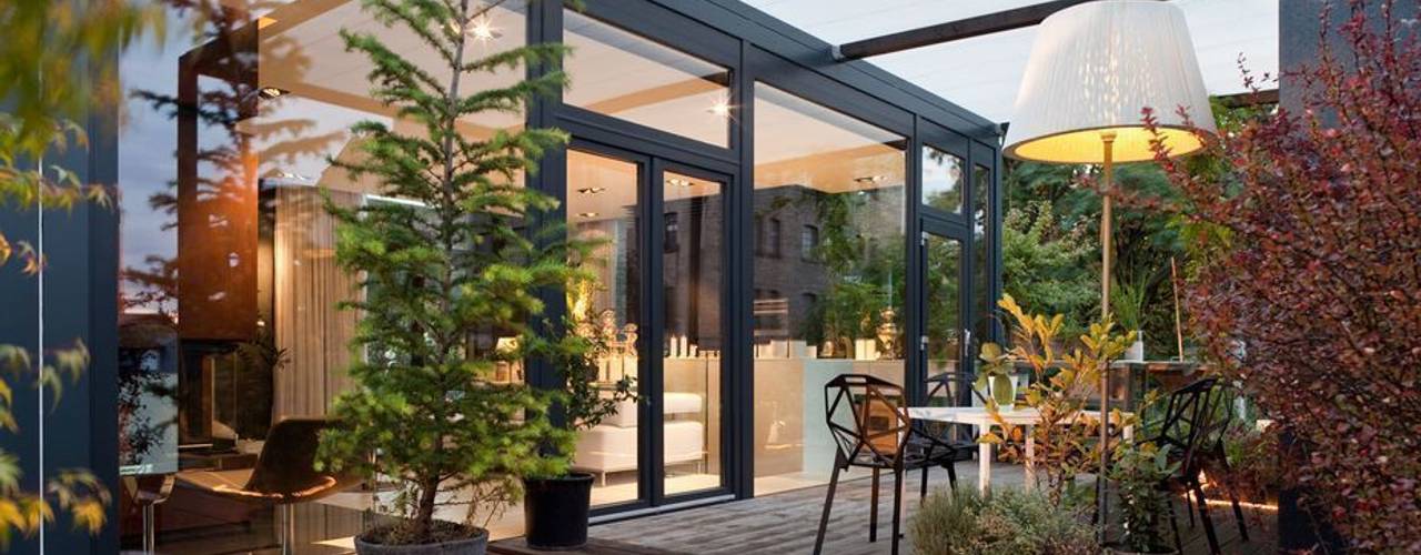 Living in a Box, Raumfreiheit Raumfreiheit Modern style balcony, porch & terrace