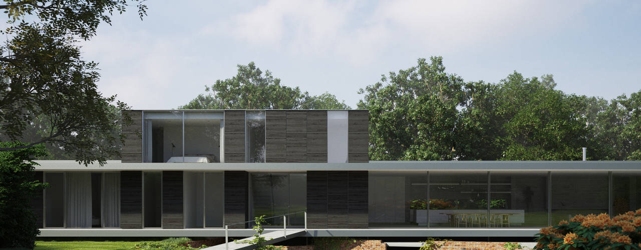 Private House, Suffolk, Strom Architects Strom Architects Casas de estilo mediterráneo