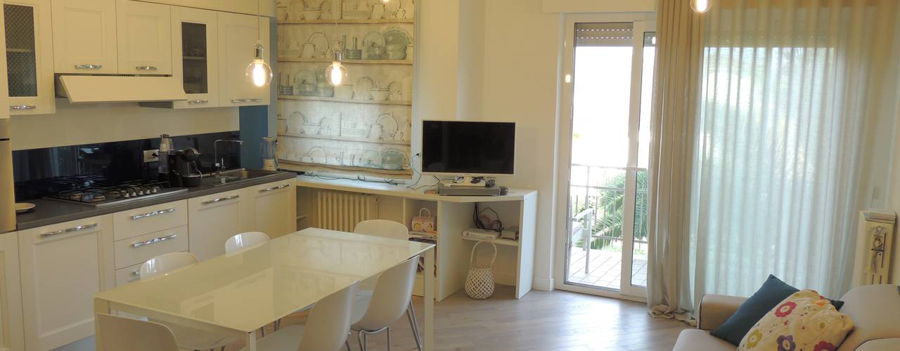 Appartamento per le vacanze, Nadia Moretti Nadia Moretti Phòng khách phong cách Địa Trung Hải