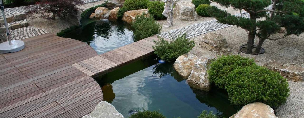 Koi - Teich, V&S Teich, Garten und Design V&S Teich, Garten und Design Piscine asiatique