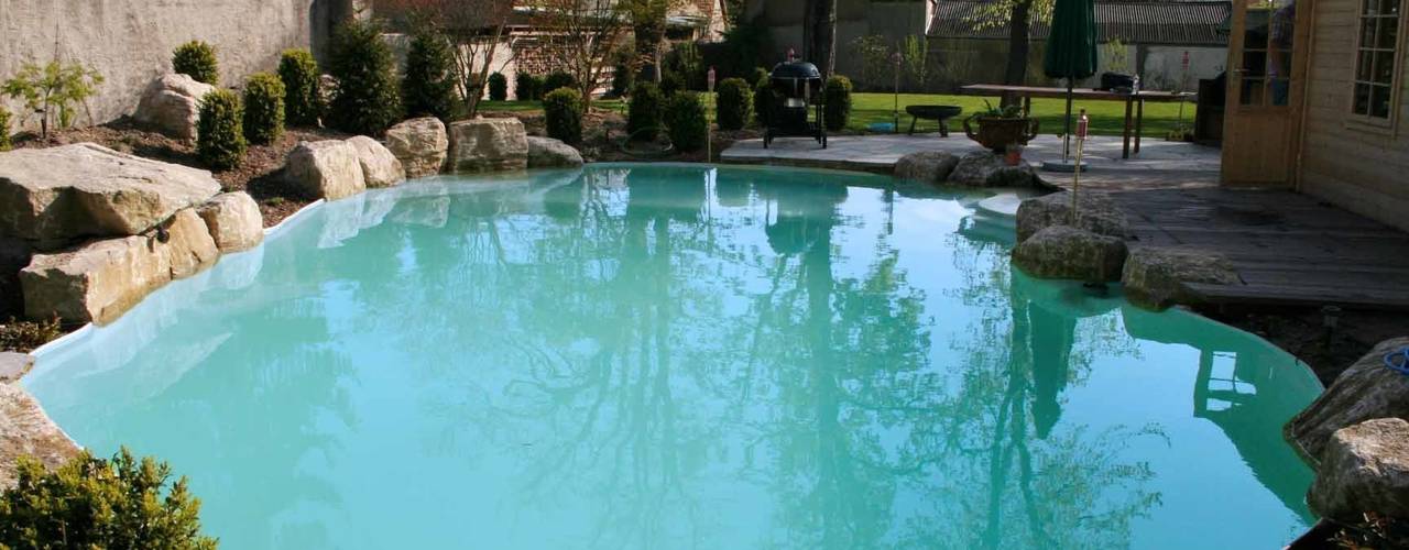 Swimming Pool, V&S Teich, Garten und Design V&S Teich, Garten und Design Piscinas mediterrâneas