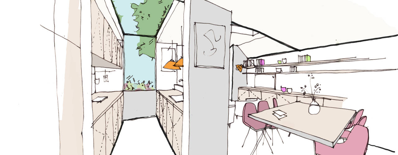 Interior sketch view Fraher