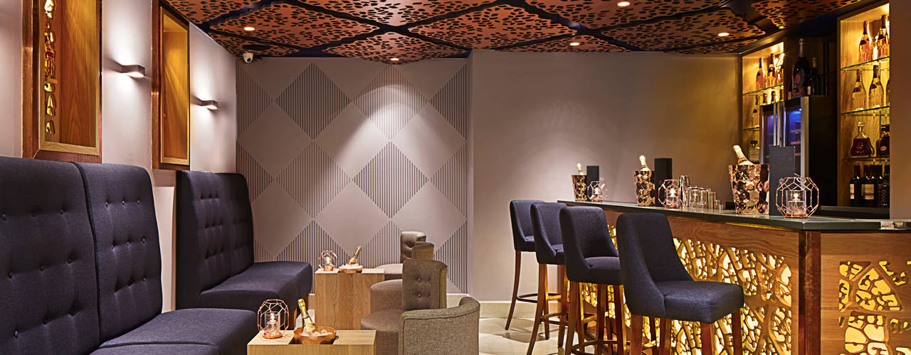 Pommery Champagne Bar, Park Lane, Fraher and Findlay Fraher and Findlay Espaces commerciaux