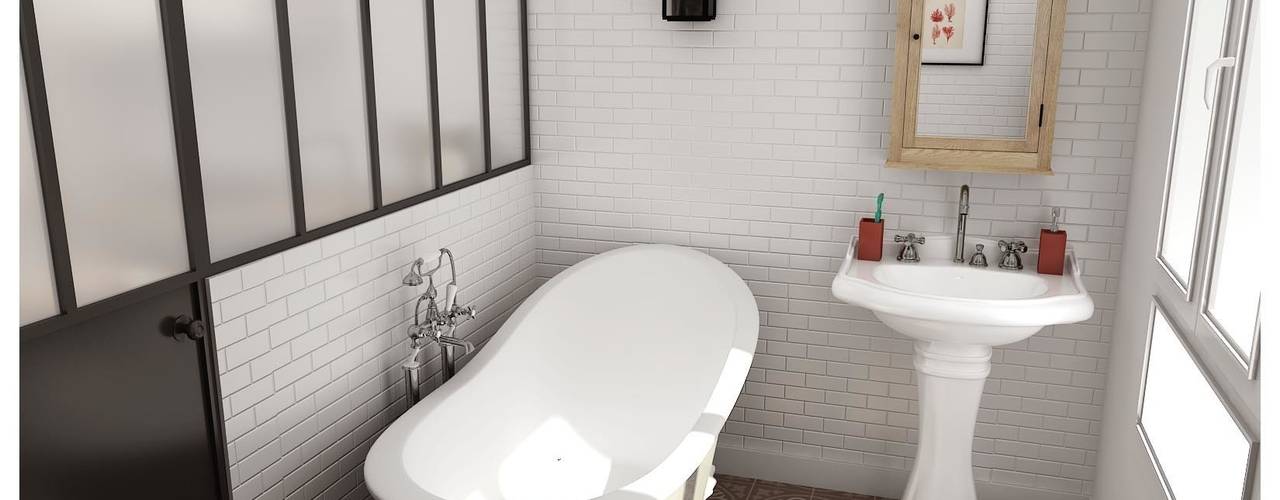 Les réalisations du mois, ArchiDeco ArchiDeco Ванная комната в стиле модерн