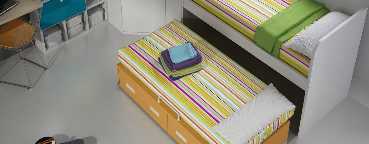Dormitorios juveniles con camas compactas, Mobihogar-2000 Mobihogar-2000 Modern nursery/kids room