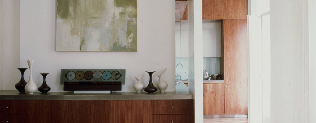 Maida Vale Apartment, Jonathan Clark Architects Jonathan Clark Architects Salones modernos