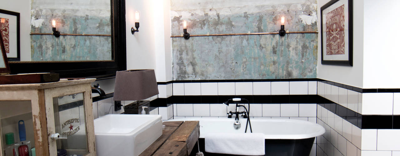 homify Bagno in stile industriale