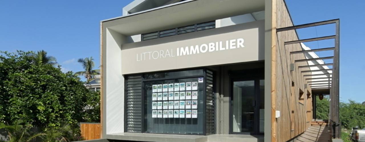 LITTORAL IMMOBILIER, T&T architecture T&T architecture 트로피컬 주택