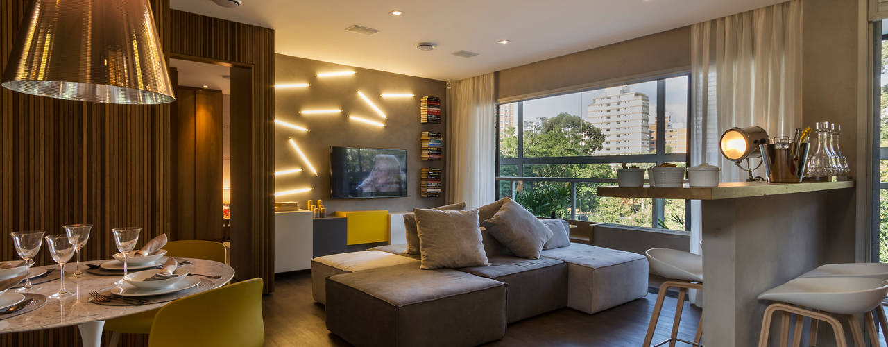 Just Married, Studiodwg Arquitetura e Interiores Ltda. Studiodwg Arquitetura e Interiores Ltda. Living room