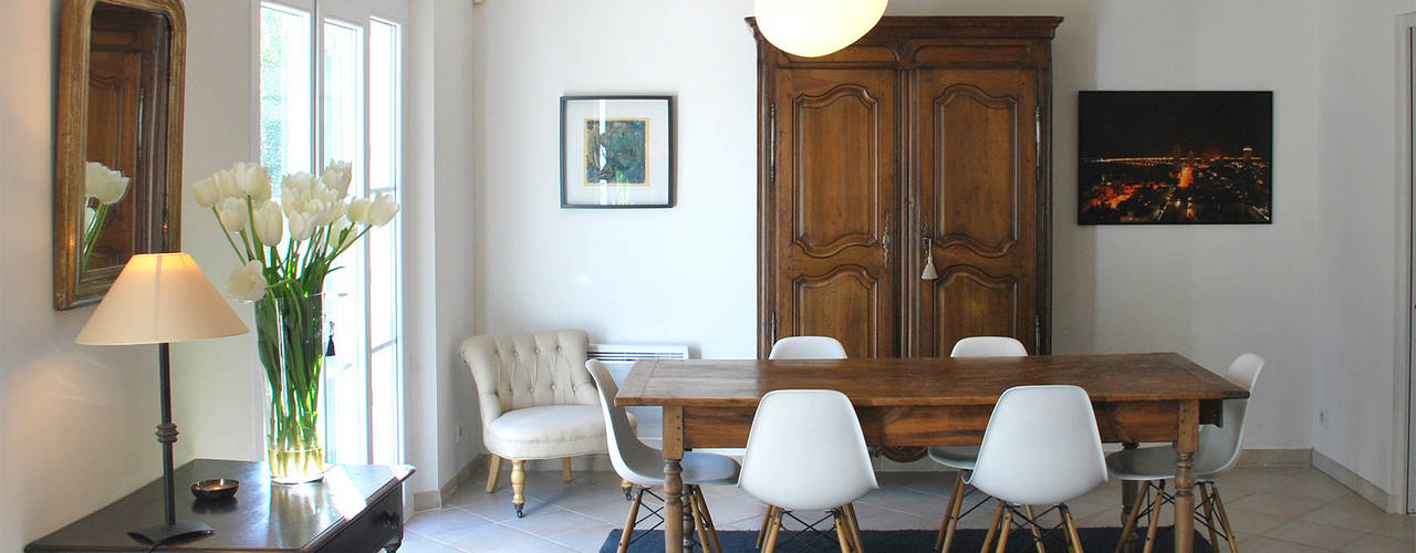 Une maison à Toulon, FLEURY ARCHITECTE FLEURY ARCHITECTE Classic style dining room