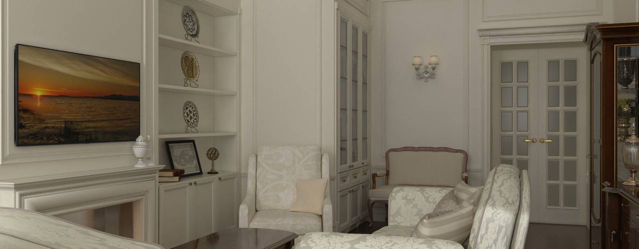 Квартира в Санкт-Петербурге, Orlova Home Design Orlova Home Design Salones clásicos