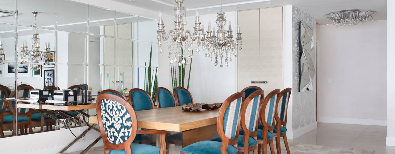 Apartamento na Barra da Tijuca, Ana Adriano Design de Interiores Ana Adriano Design de Interiores Classic style dining room