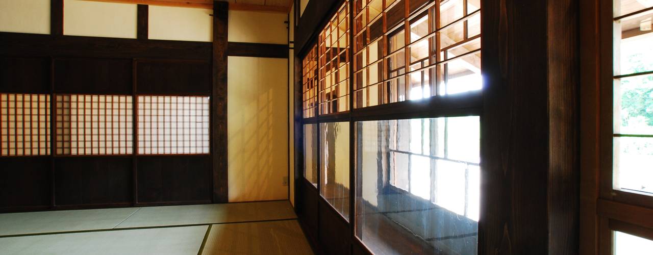 京建具の家, WOOD PRO WOOD PRO Puertas y ventanas clásicas