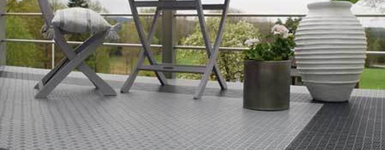 Outdoor Flooring, Ecotile Flooring Ecotile Flooring Scandinavian style balcony, veranda & terrace
