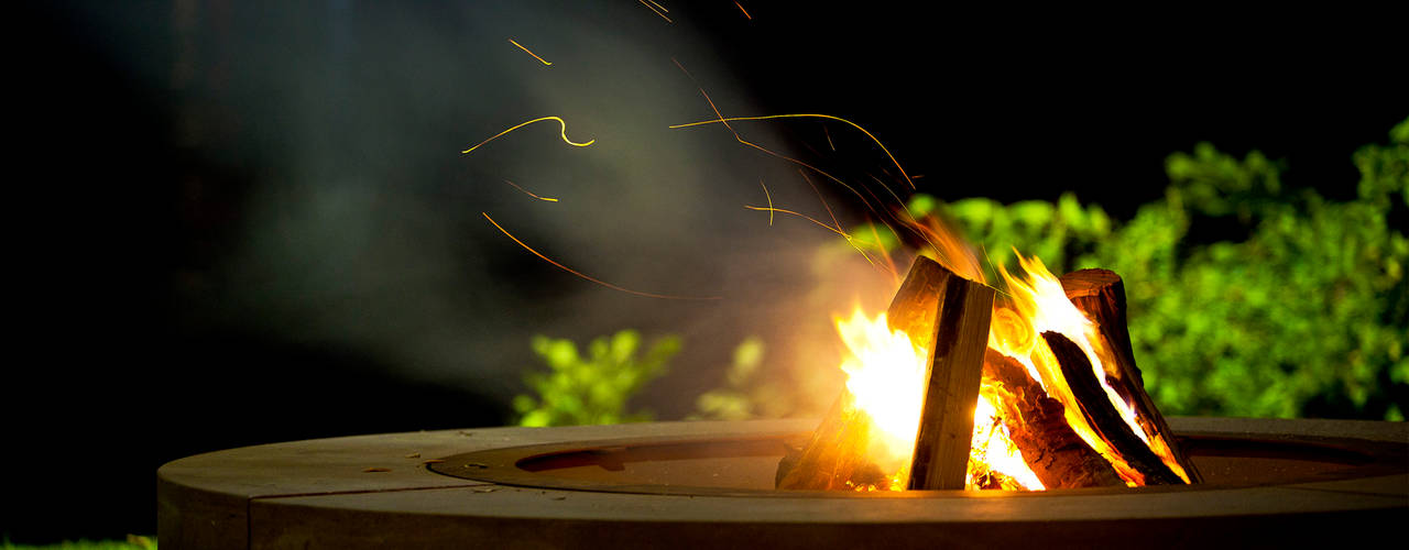 Firepits , wood-fired oven wood-fired oven Minimalist style garden