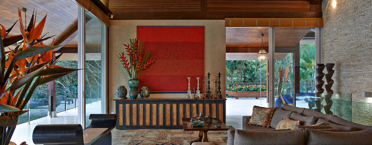 Sítio em Itaúna - MG, Beth Nejm Beth Nejm Rustic style living room