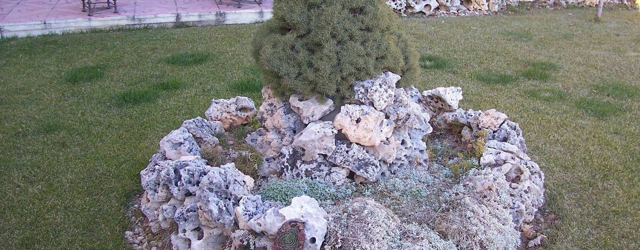 Piedra Rocalla, Rocalla Rocalla Jardines de estilo rústico