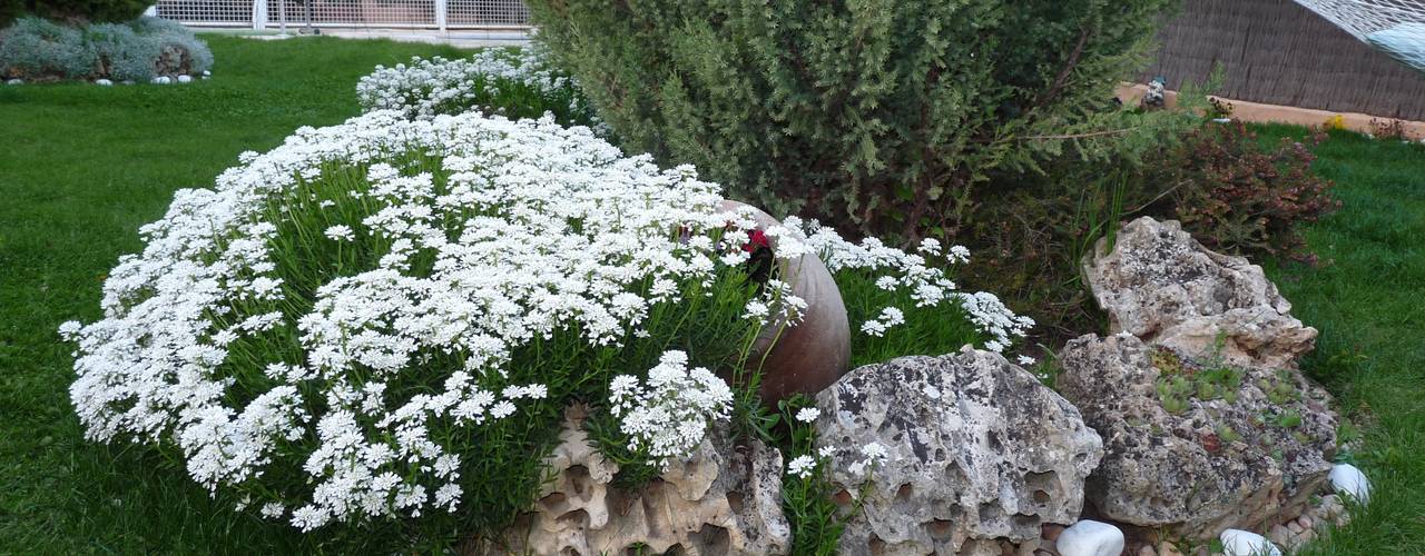 Piedra Rocalla, Rocalla Rocalla Jardines de estilo rústico