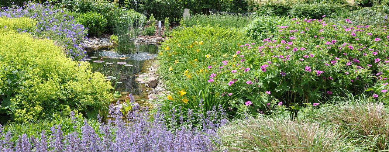 Stauden statt Rasen, Ambiente Gartengestaltung Ambiente Gartengestaltung Jardins campestres