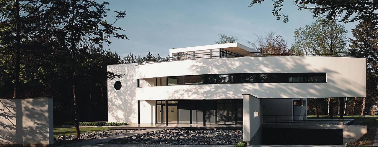 Villa B. in Lanaken (Be), Lab32 architecten Lab32 architecten Modern houses