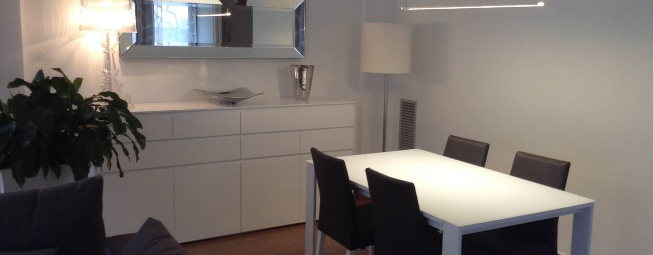 Proyecto de interiorismo para un salón comedor en Barcelona Proyecto de interiorismo para un salón comedor en Barcelona