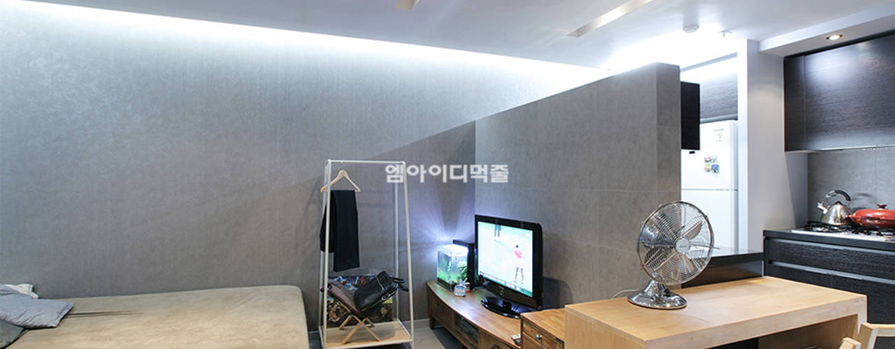 영등포구 당산동 19평형 원룸형 아파트, MID 먹줄 MID 먹줄 Chambre moderne