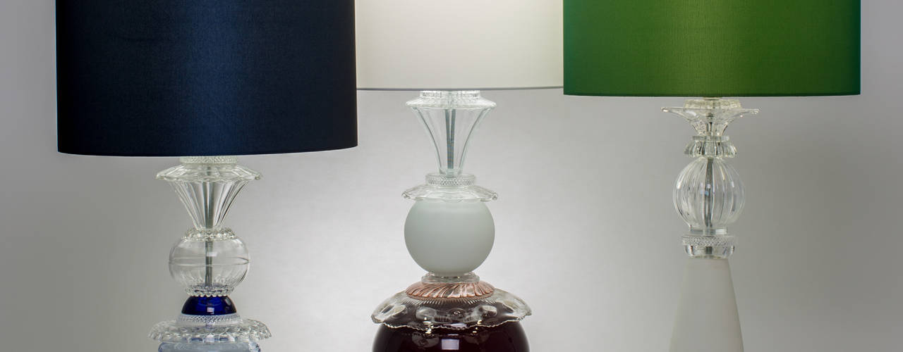 Glass Table Lamps, Studio Kalff Studio Kalff Livings de estilo moderno