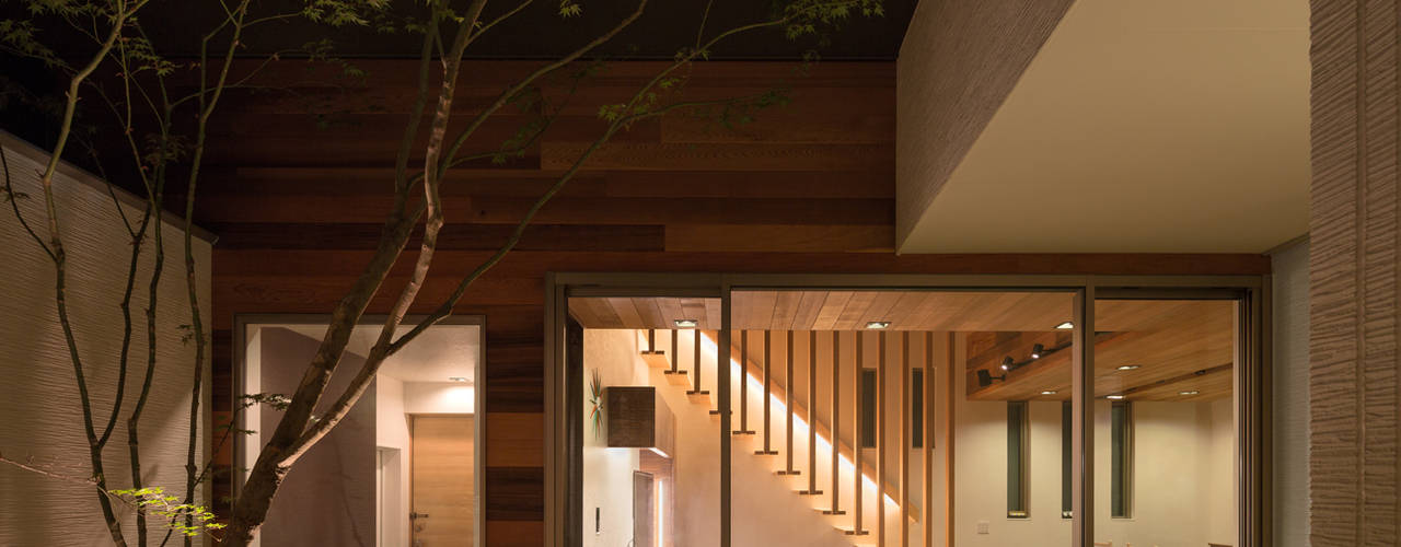 M4-house 「重なり合う家」, Architect Show Co.,Ltd Architect Show Co.,Ltd Casas modernas